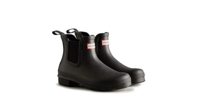 WFS2078RMA Hunter Womens Original Chelsea Rain Boot - Black pick size