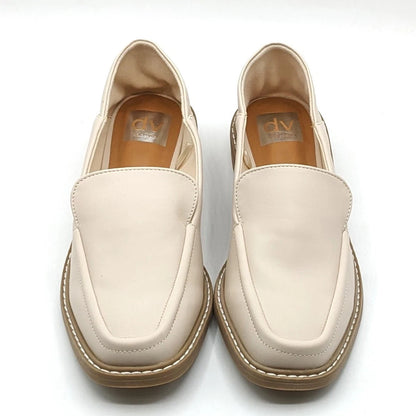 dv by Dolce Vita "Flirty" Women's Super Soft Loafer with Block Heel (Ivory) NEW