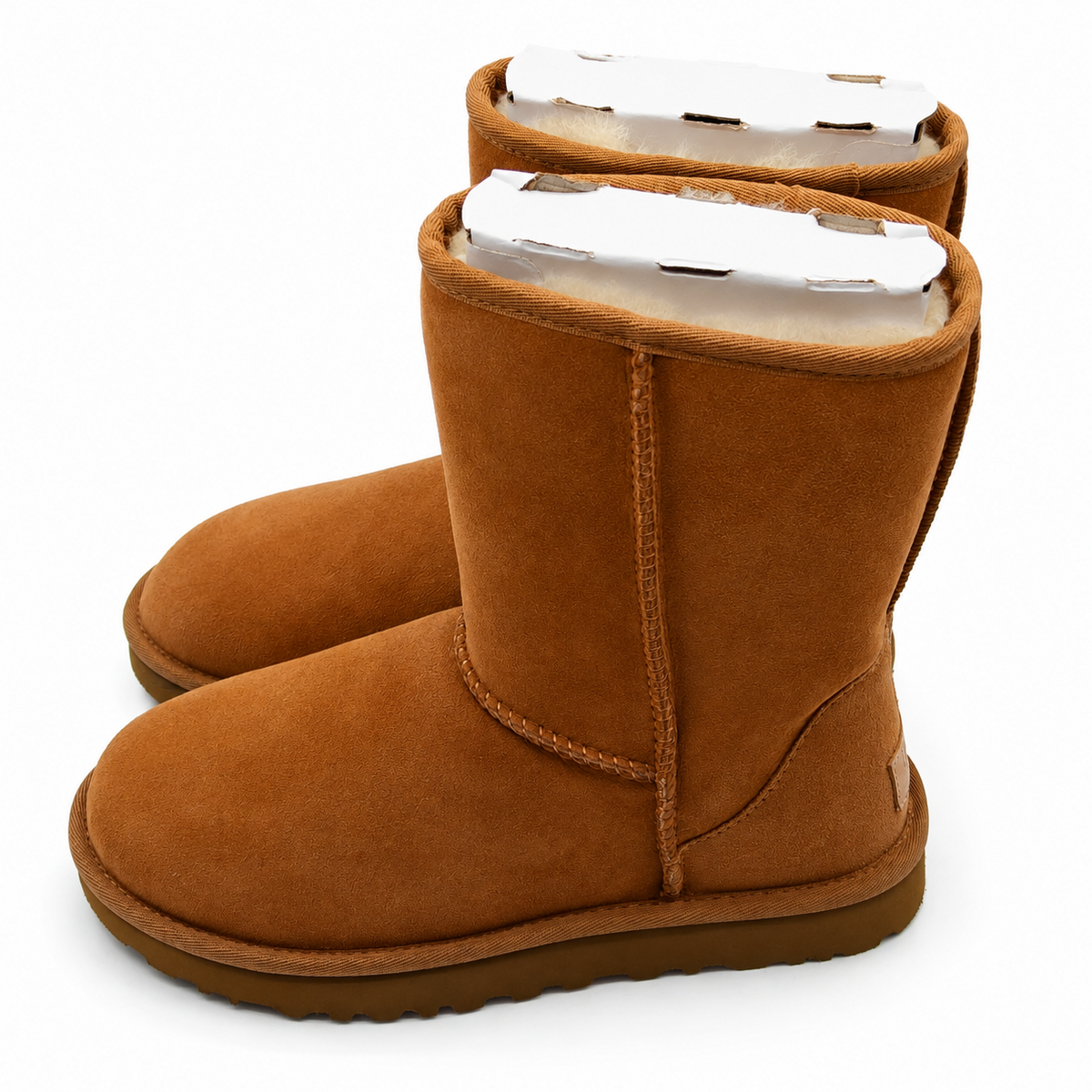 UGG Classic Short II Chestnut Suede Sheepskin Boots Women's Size 6 1016223