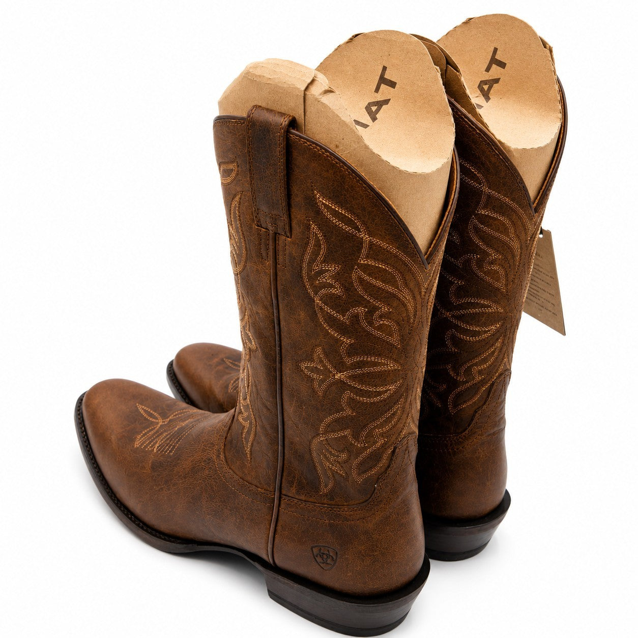 Ariat(R) Maverick Western Boots Loco Brown 10061155 ATS Almond Toe Men's 10.5D