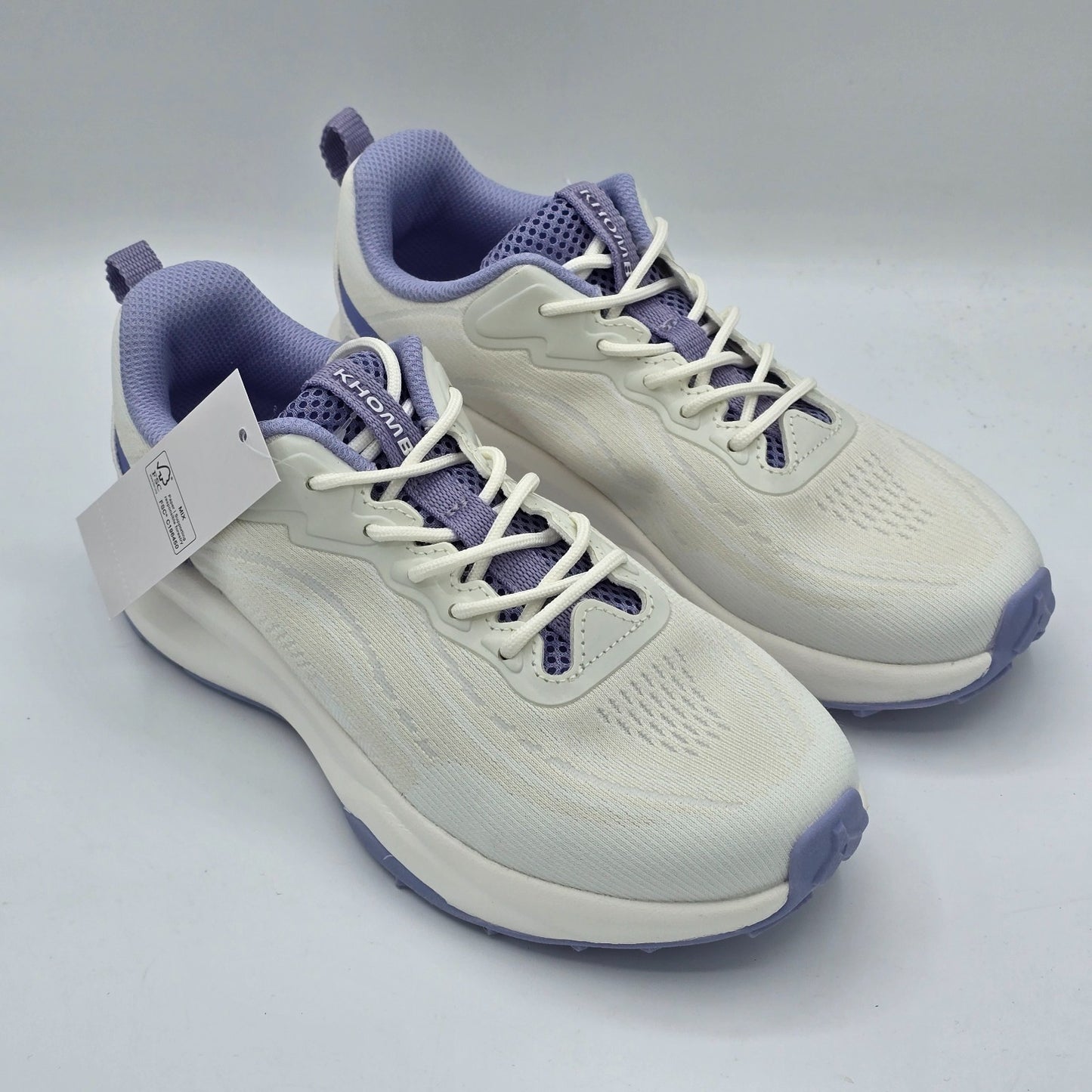 Khombu Patan Sneakers Women's white Lightweight Athletic Memory Foam Casual Shoe