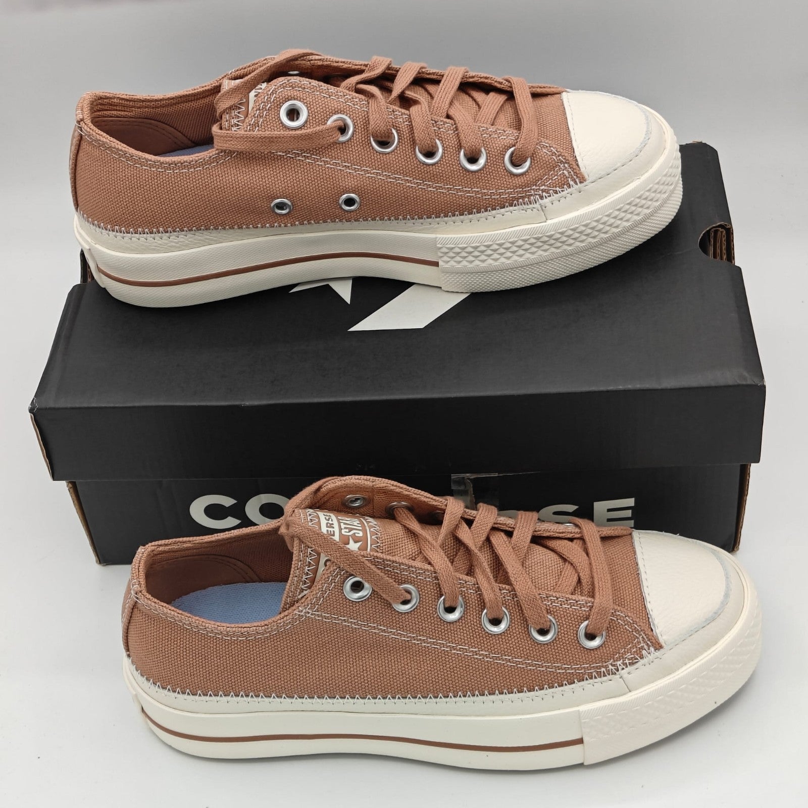 Converse Chuck Taylor All Star Lift Platform OX Clay Pot Egret A05249C Size 6