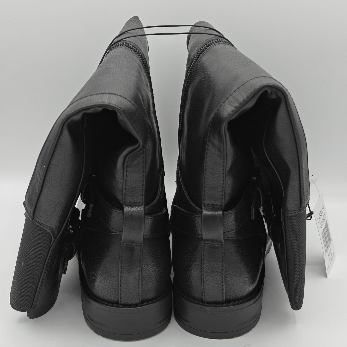 Baretraps Cassidy Faux Leather Women's Riding Boot BLACK PICK SIZE