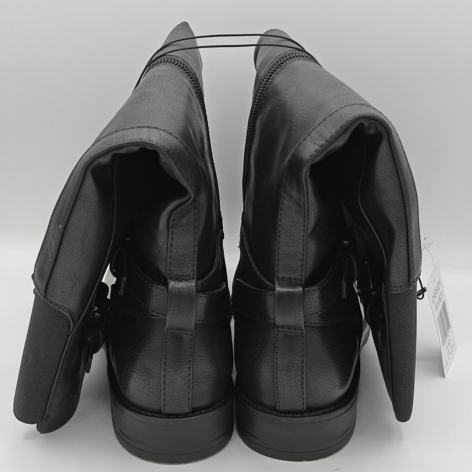 Baretraps Cassidy Faux Leather Women's Riding Boot BLACK PICK SIZE