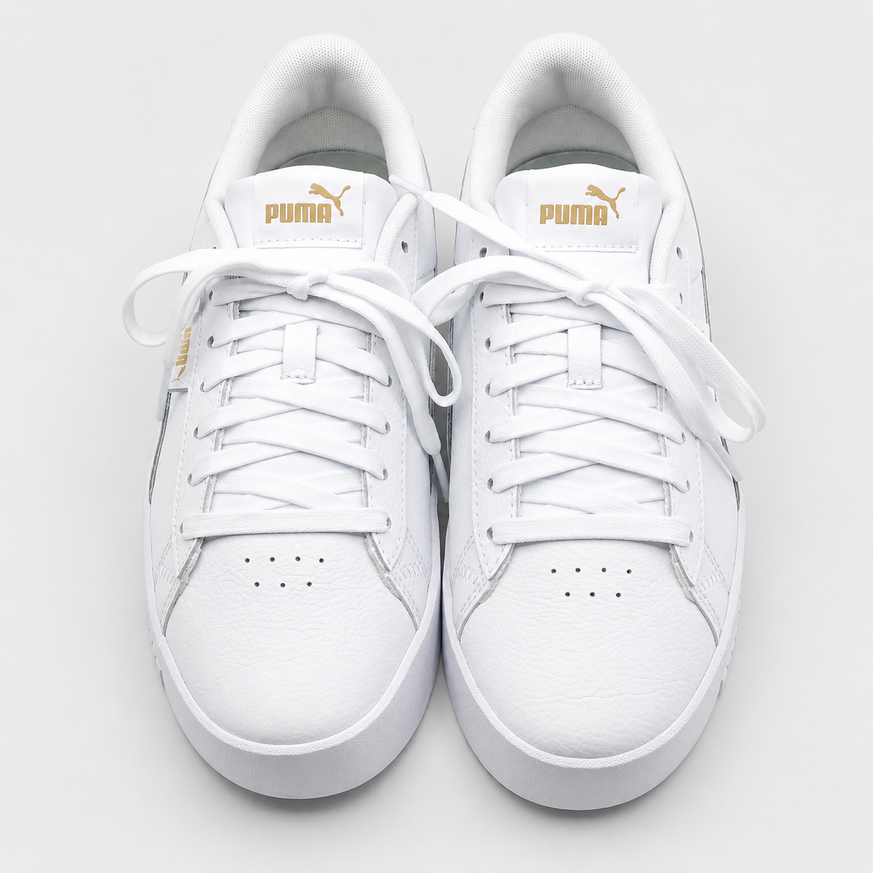 PUMA Court Sneakers Women's White Gold Retro Tennis Casual Walking Shoes Pick Sz