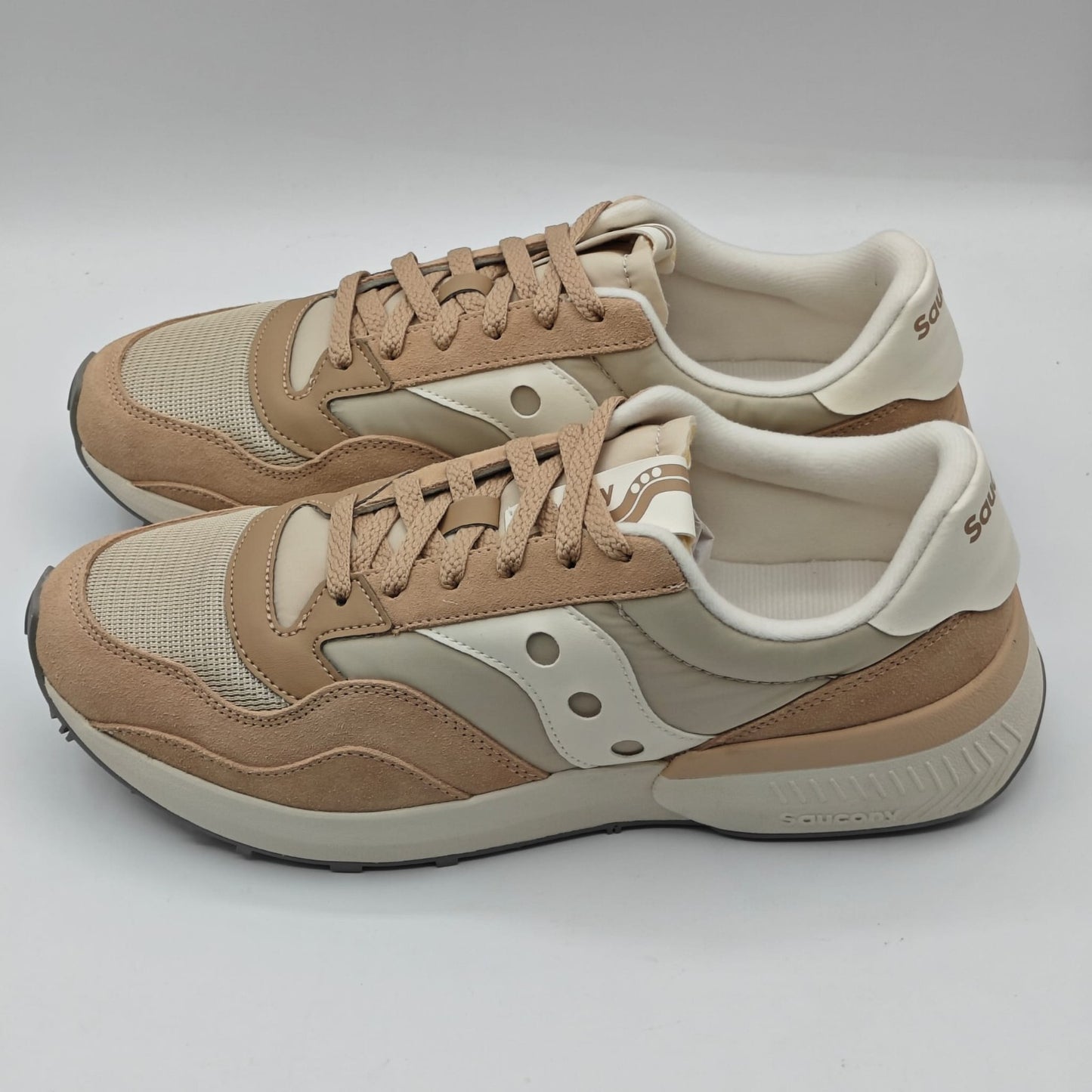 Saucony Jazz NXT S70790-31 Beige Vanilla Retro Sneakers Men's 11.5 Women's 13