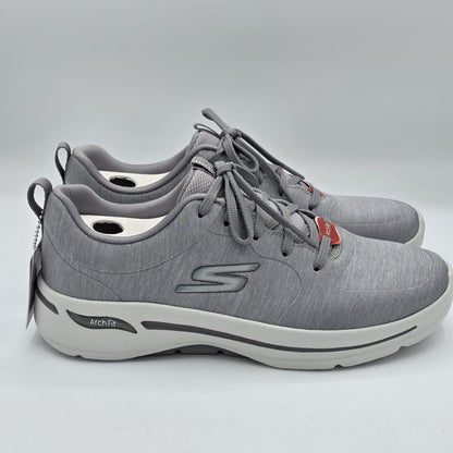 Skechers Go Walk Arch Fit Sneakers Women's Gray Walking Shoes 124485 7.5