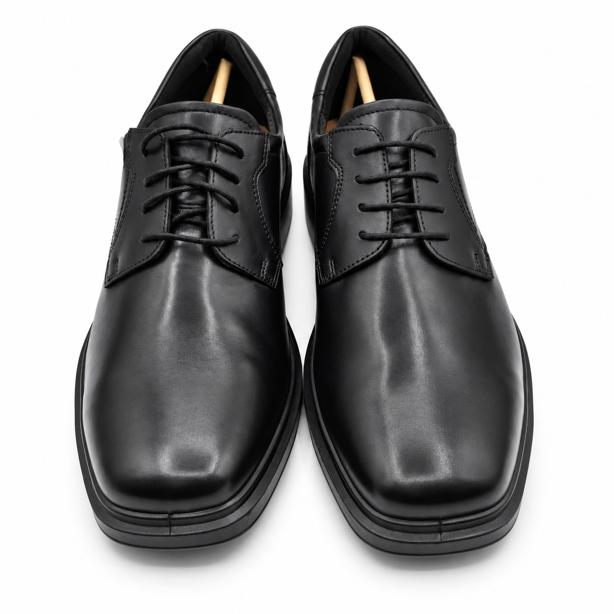 ECCO Helsinki 2 Men's Black Leather Plain Toe Derby Dress Shoes Pick Size 500164