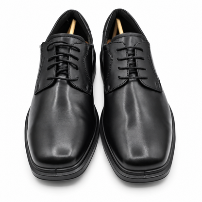 ECCO Helsinki 2 Men's Black Leather Plain Toe Derby Dress Shoes Pick Size 500164