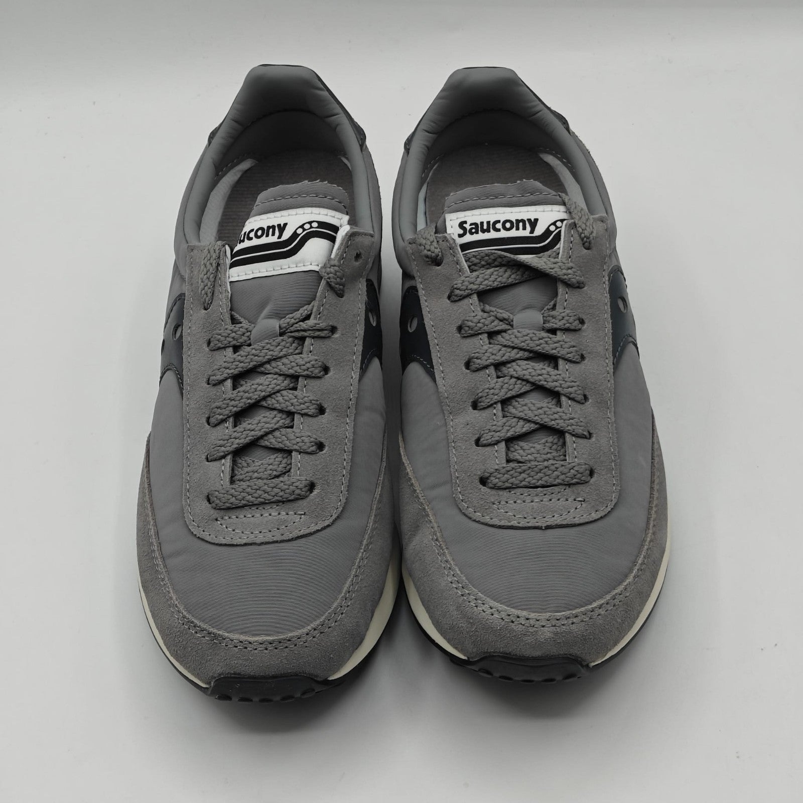 Saucony Retro Trainer 80 S70884-13 Running Shoes Gray White Men's 7 Women's 8.5