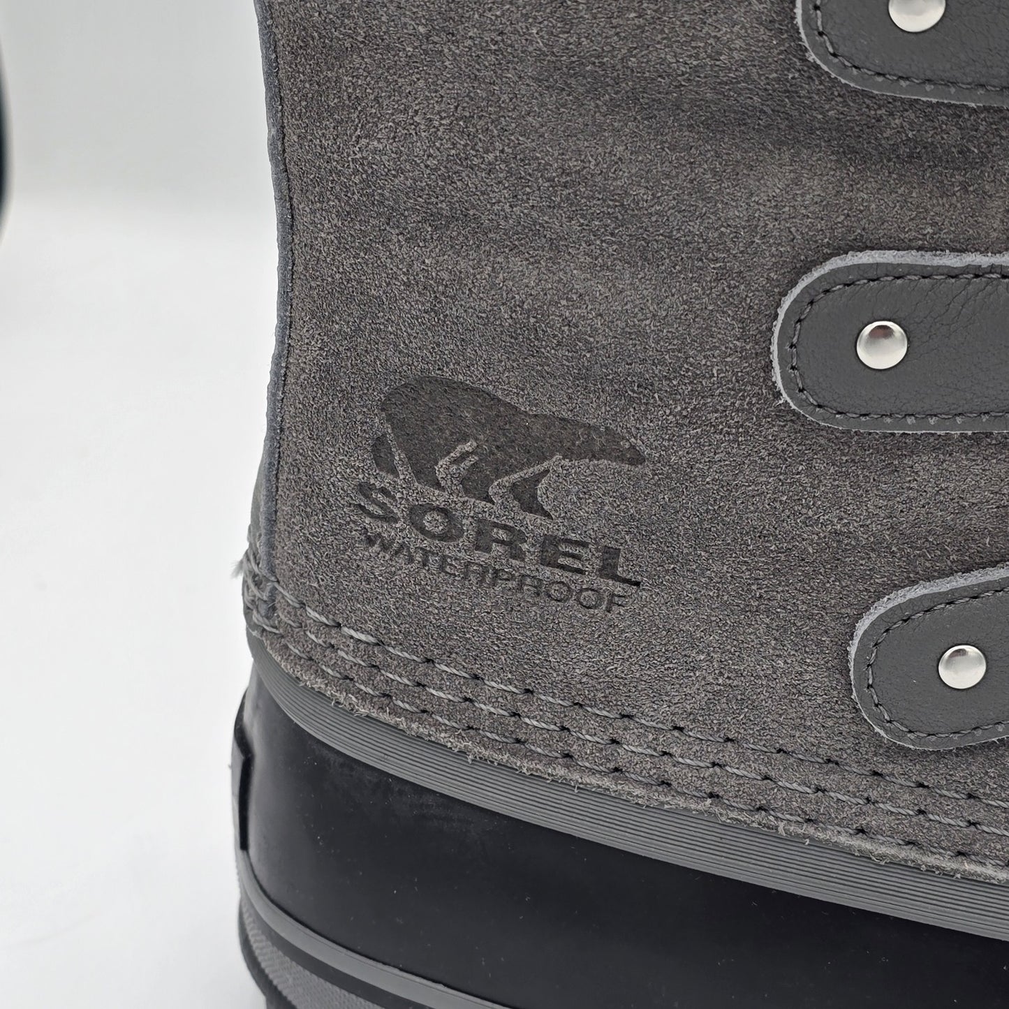 Sorel Joan of Arctic Boots Women's Waterproof Winter Snow Quarry Black Size 9
