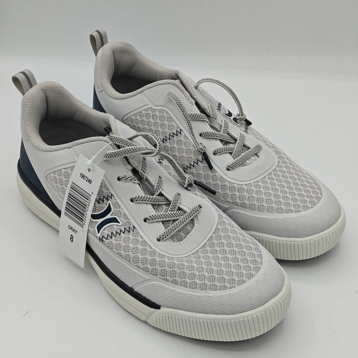 Hurley Exeter Men's Athletic Casual Shoe Breathable Sport Sneaker Gray Pick Size