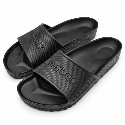 Birkenstock Barbados EVA Slides Men US 9 Women 11 EU 42 Black Sandals 1015398