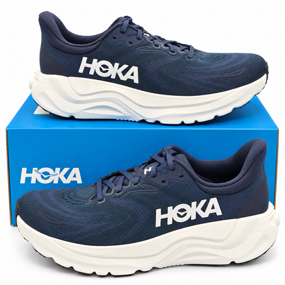 HOKA Arahi 8 Men's 9.5 D Varsity Navy White H-Frame Stability Road Running Shoes