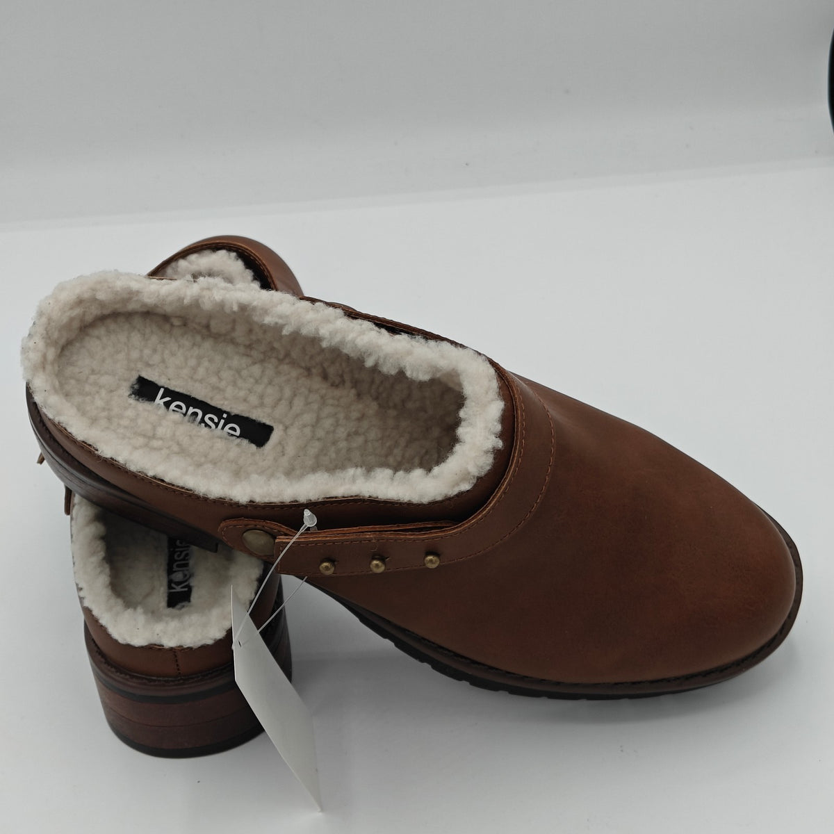 Kensie "Wrylie" Women's Shoe Convertible Slingback Faux Leather Clog (Tan)