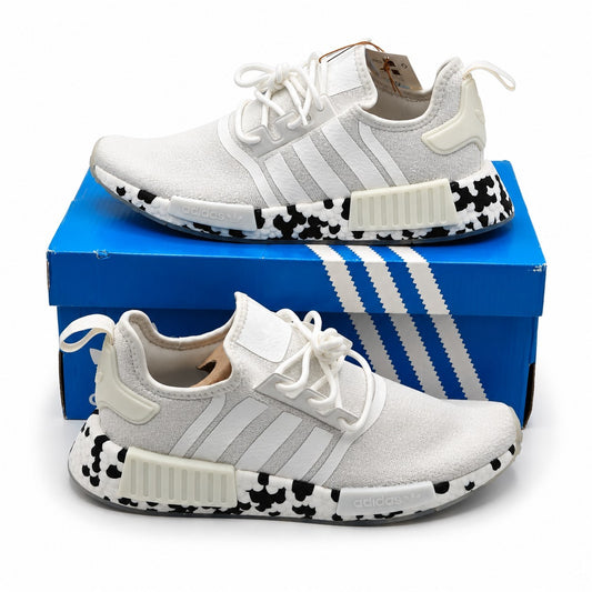 adidas Originals NMD_R1 GZ4307 White Black Boost Sneakers Men's Size 9.5