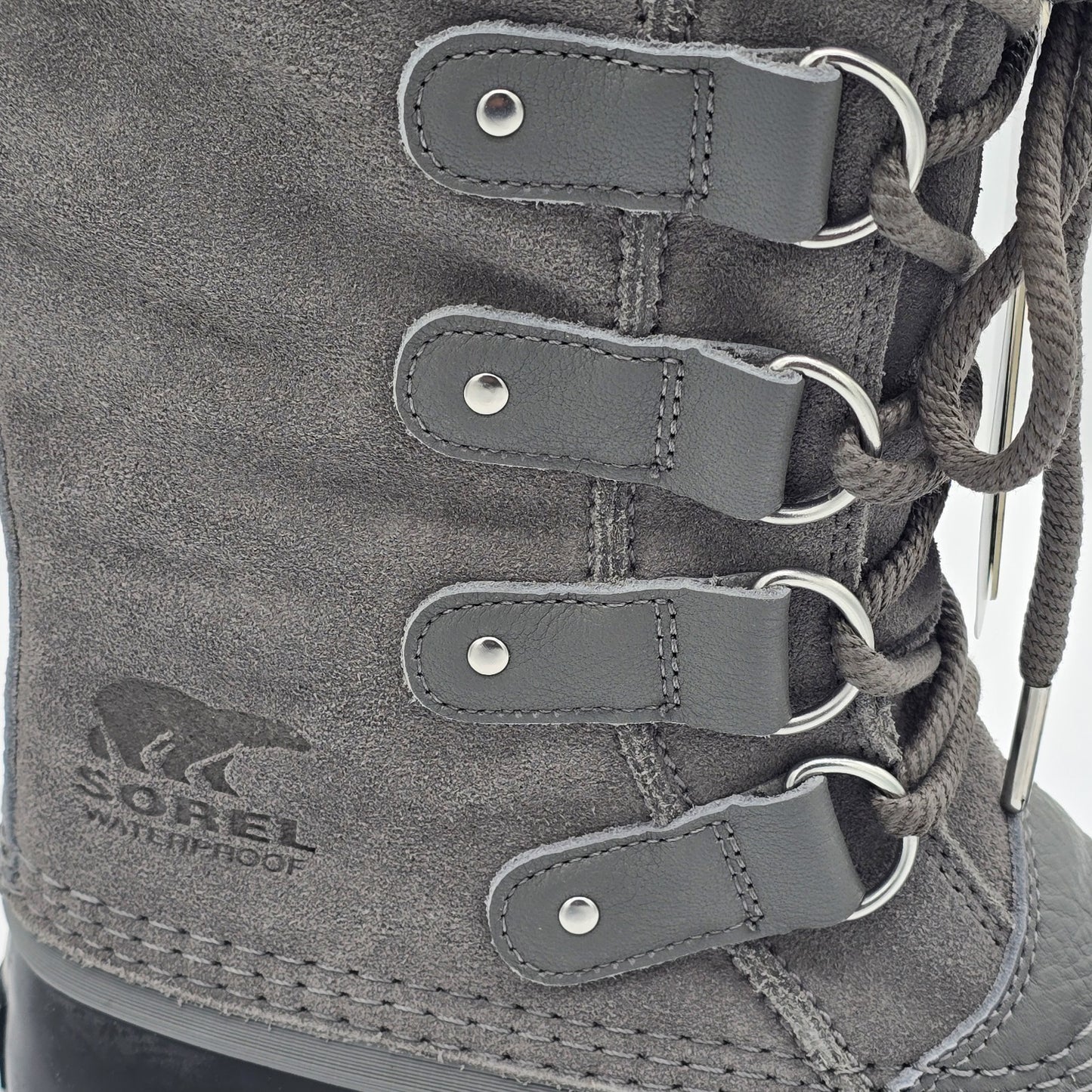 Sorel Joan of Arctic Boots Women's Waterproof Winter Snow Quarry Black Size 9