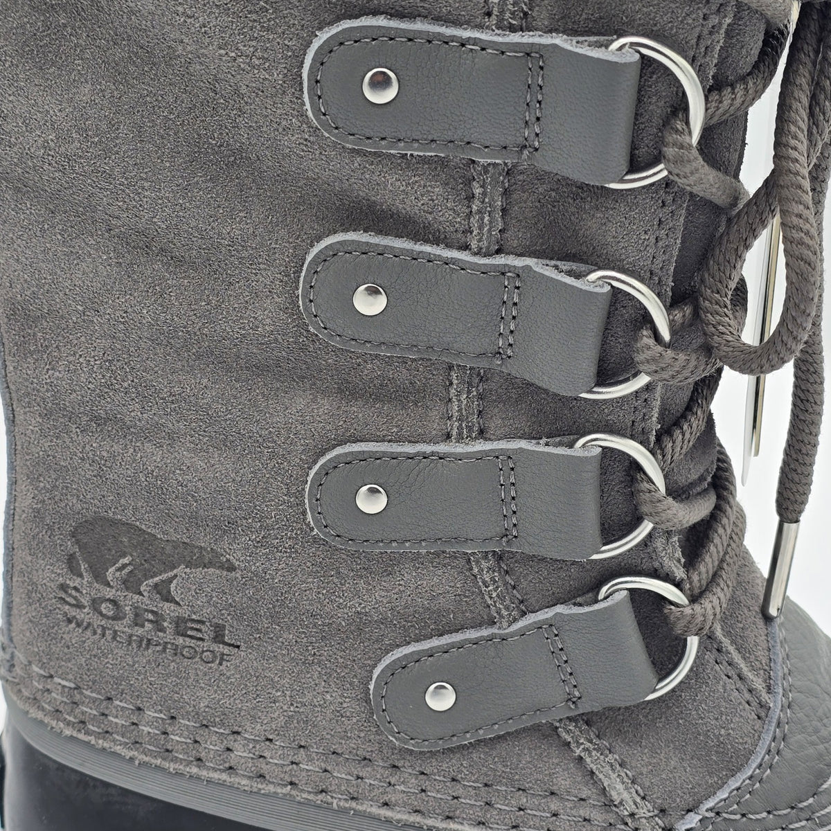 Sorel Joan of Arctic Boots Women's Waterproof Winter Snow Quarry Black Size 9