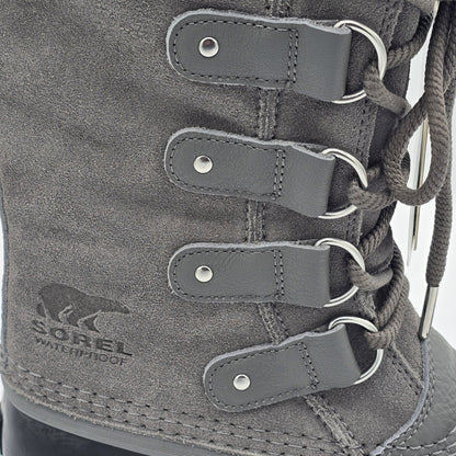 Sorel Joan of Arctic Boots Women's Waterproof Winter Snow Quarry Black Size 9