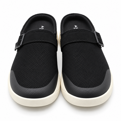 Staheekum Sneaker Clog Womens Black Mesh Buckle Slip On Comfort Mules Pick Size