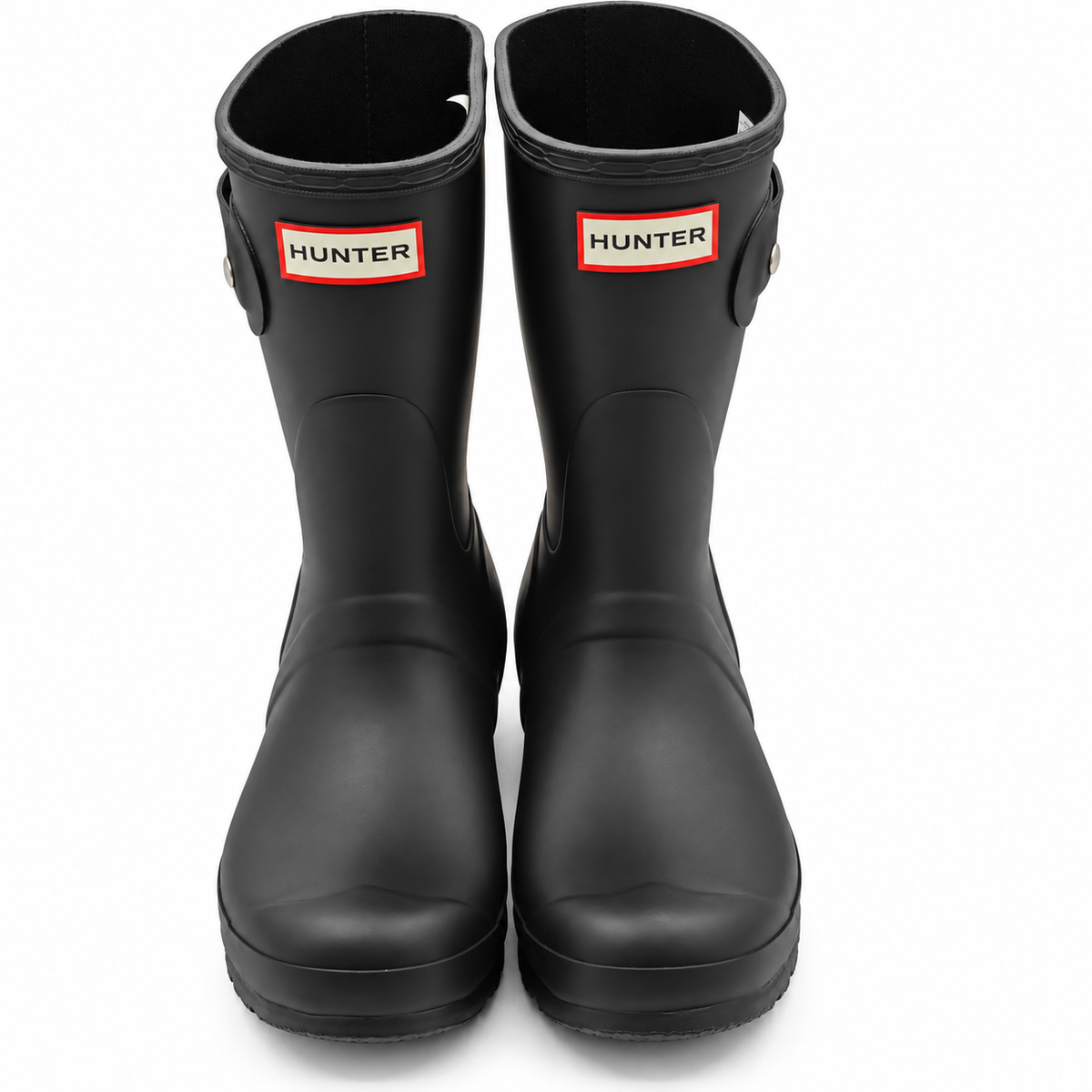 Hunter Original Short-O Rain Boots Womens 7 Black Waterproof HWS1000RMA-O Matte