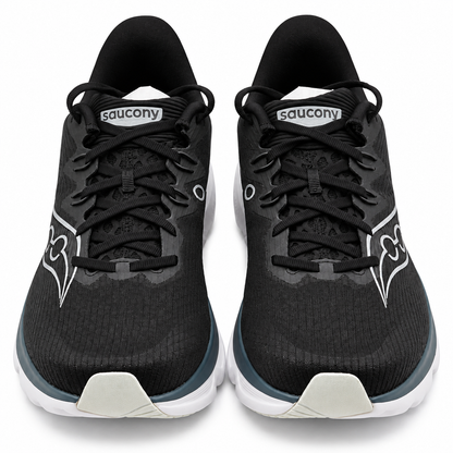 Saucony Kinvara 16 Mens 9.5 Black White PWRRUN Lightweight Road Running Sneakers