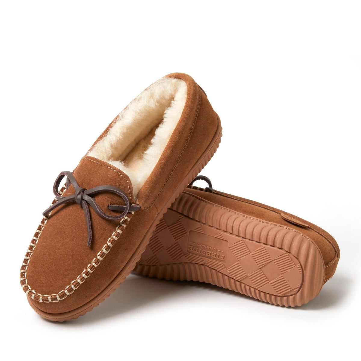 Fireside by Dearfoams Women's Alice Springs Genuine Shearling Slipper  size 9