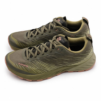 LOWA Amplux Ws Women's Trail Running Shoes Avocado Rose US 10 EU 42.5 320695