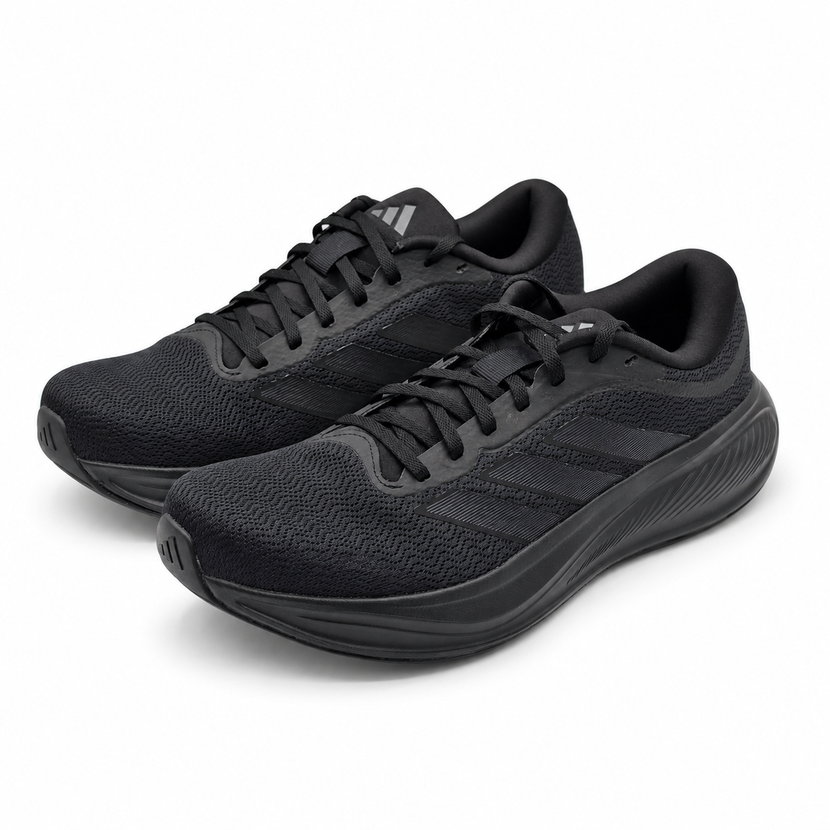 adidas Response Runner 2 Mens Black Cloudfoam Running Shoes Pick Size KJ1737