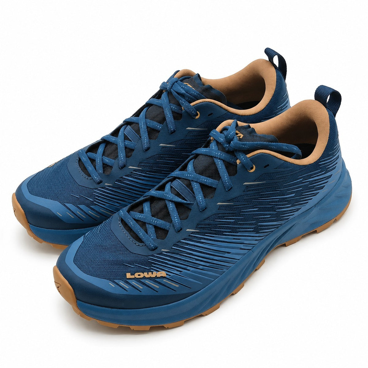 LOWA Amplux Men's 10.5 EU 44 Blue All-Terrain Trail Running Hiking Shoes