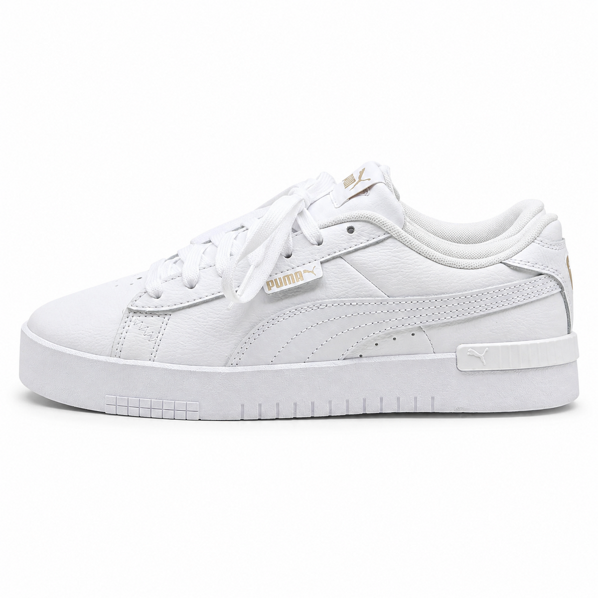 PUMA Court Sneakers Women's White Gold Retro Tennis Casual Walking Shoes Pick Sz