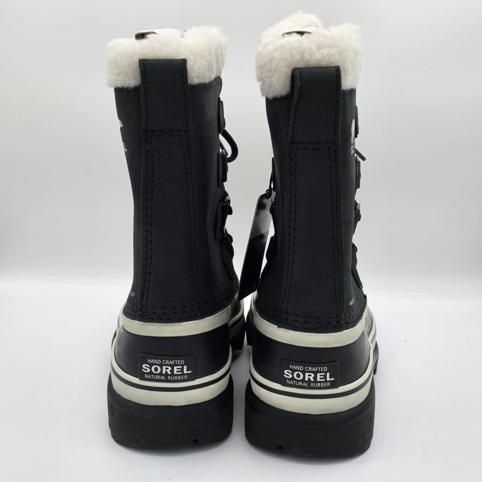 Sorel "CARIBOU" WP Women's Insulated Waterproof Snow Boot [Black/Stone] - NEW