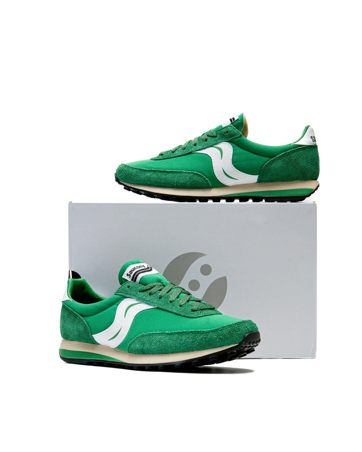 Saucony Endorphin Trainer 80 Running Shoes Green White Men's Size 10.5