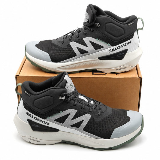 Salomon Elixir Activ Mid GTX Gore-Tex Mens Size 13 Boots Waterproof Gray/Black