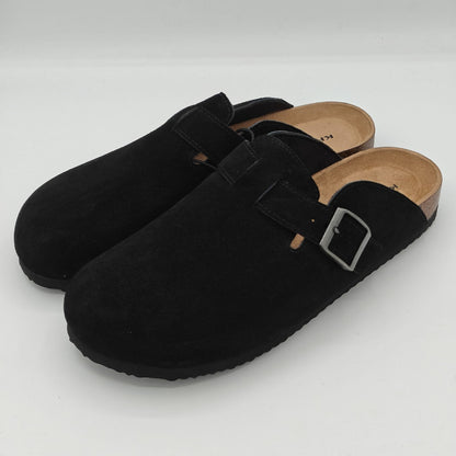 Khombu Damian Mule Slippers Men's Suede Clog Comfort Boston Style Pick Size