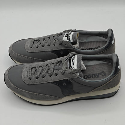 Saucony Retro Trainer 80 S70884-13 Running Shoes Gray White Men's 7 Women's 8.5