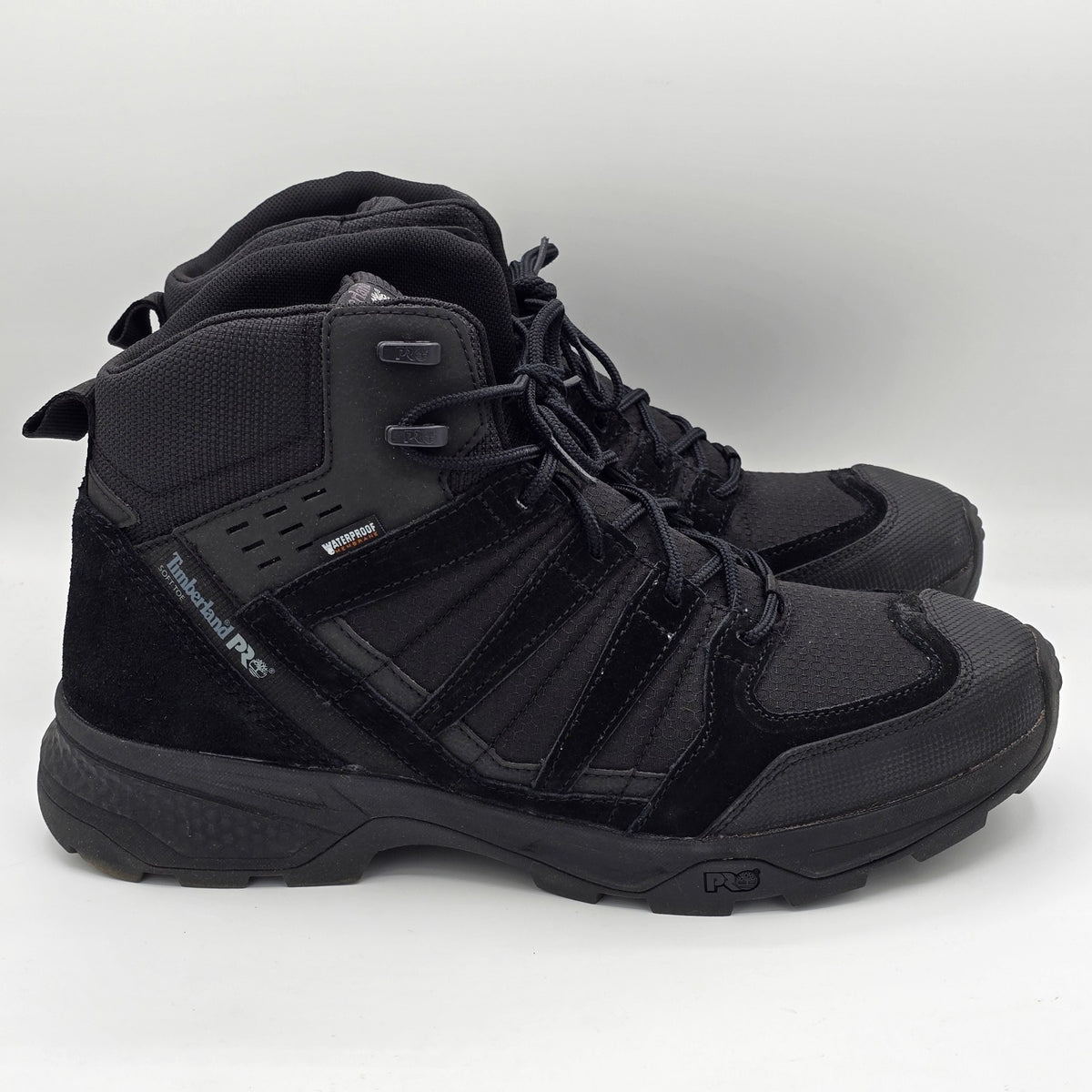 Timberland PRO Switchback LT WP Soft Toe Work Boots Black Men's 11.5 Wide