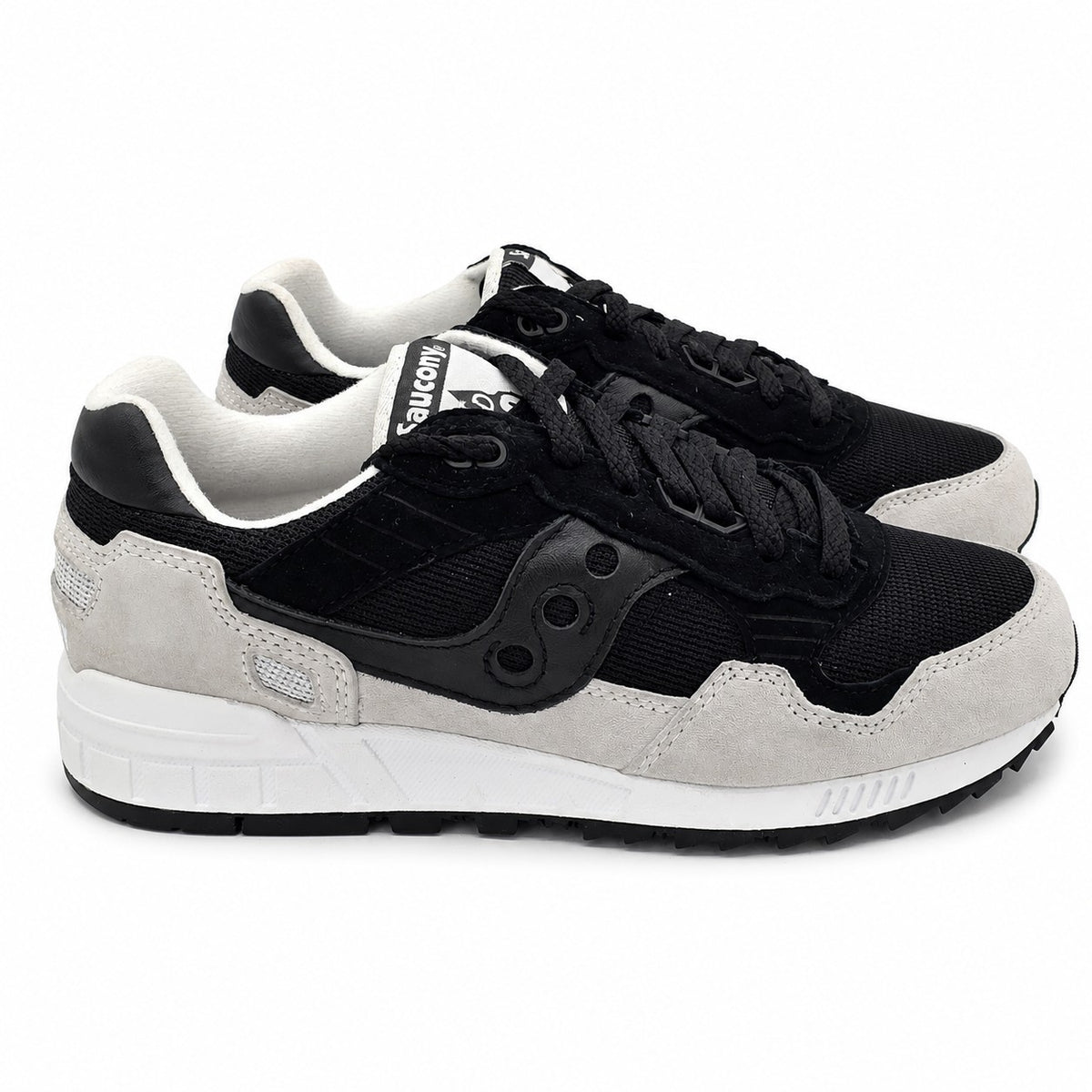 Saucony Shadow 5000 Black Grey Sneakers Men's 7.5 Women's 9 S70665-76 Retro