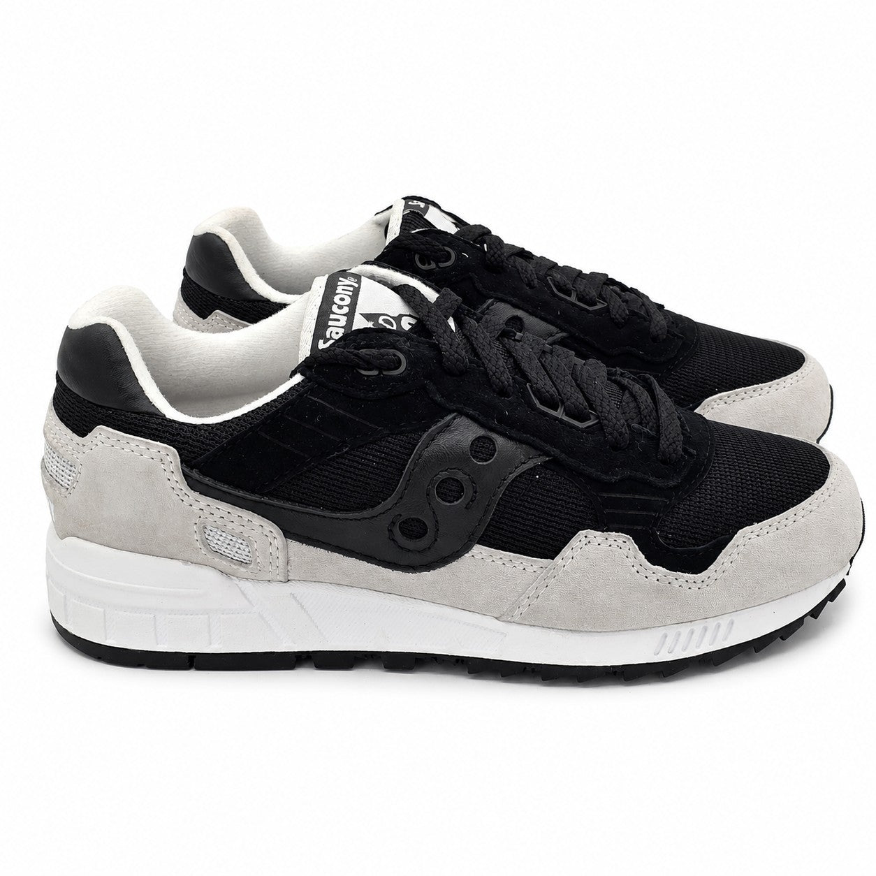 Saucony Shadow 5000 Black Grey Sneakers Men's 7.5 Women's 9 S70665-76 Retro