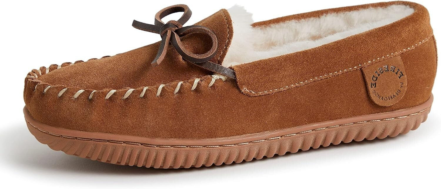 Fireside by Dearfoams Women's Alice Springs Genuine Shearling Slipper  size 9