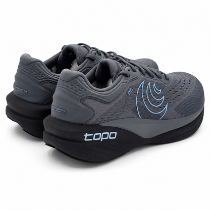 Topo Athletic Phantom 4 WP Women's Size 7 Grey Blue Waterproof Running Shoes