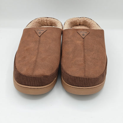 Weatherproof Vintage Men Slipper Memory Foam Brown