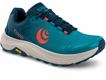 Topo Athletic MT-5 Men's Trail Running Shoes Blue Red Size 9