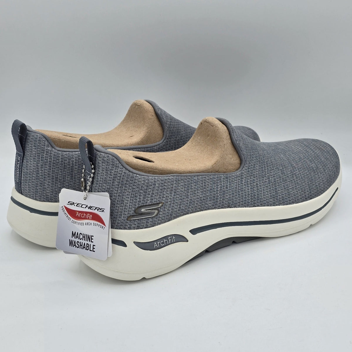 Skechers Go Walk Arch Fit Unlimited Time Gray 124480/GRY Women's Size 9.5