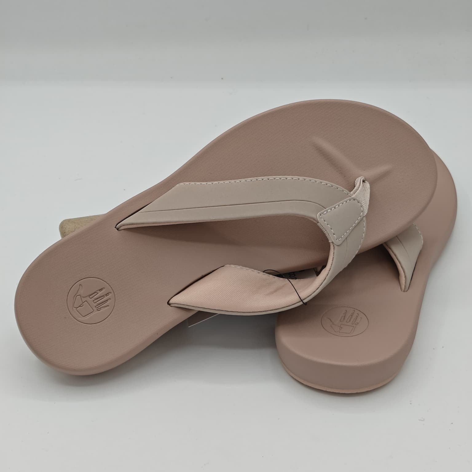 New Body Glove Women's Flip Flops Pink Sandals Comfort Padded Size 6 M