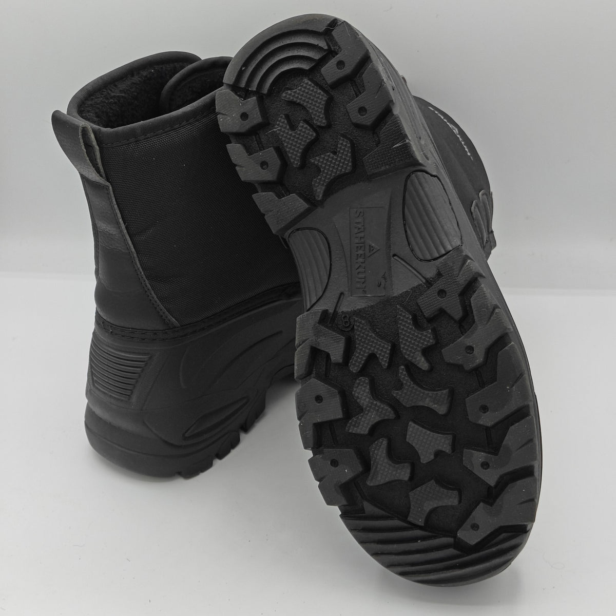 Staheekum Men's "Snow Boot" Rated -20 Degrees Waterproof Rubber Shell (Black)