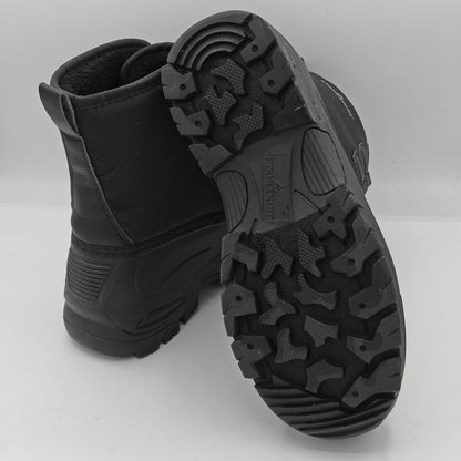Staheekum Men's "Snow Boot" Rated -20 Degrees Waterproof Rubber Shell (Black)