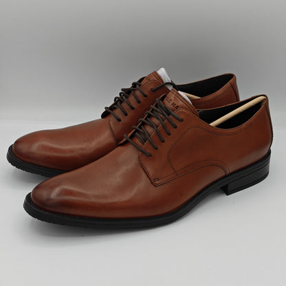 Cole Haan Men's Leather Modern Essentials Plain Toe Oxford Shoe British Tan