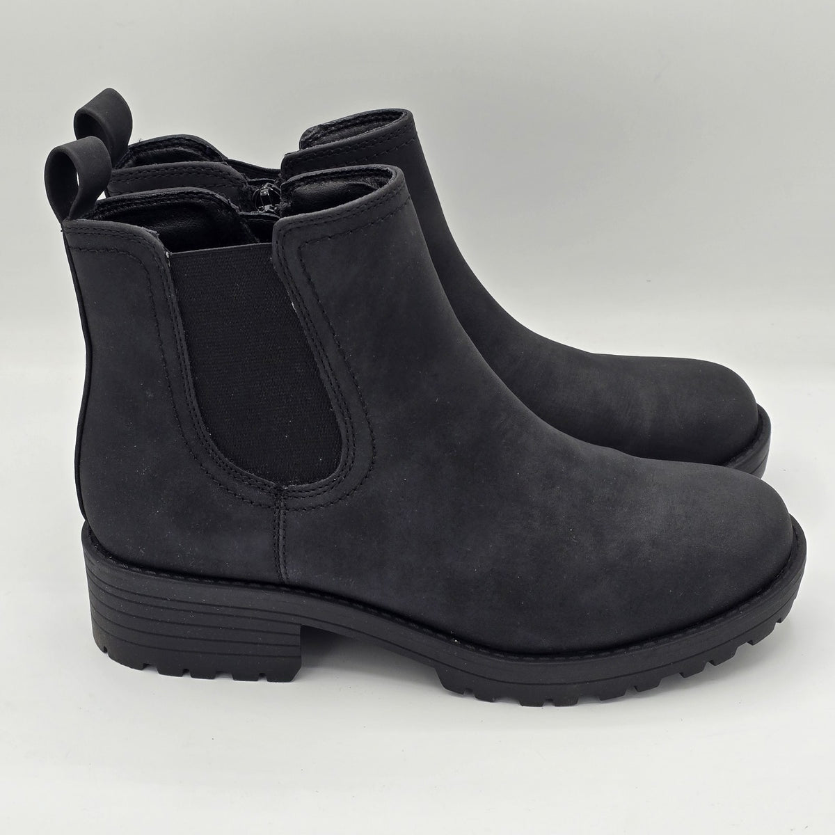 Buffalo David Bitton Anna Boots Women's Black Pull On Memory Foam Comfort - 8
