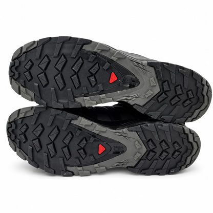 Salomon XA Pro 3D V8 Wide Men's 9.5 Black Trail Running Hiking Shoes Quicklace